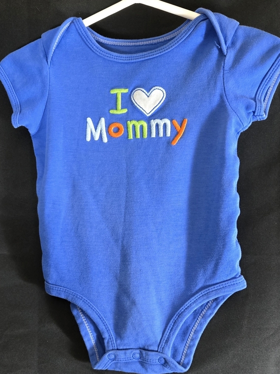 Carter's Other - Blue "I Love Mommy" Short-Sleeve Baby One-Piece #644